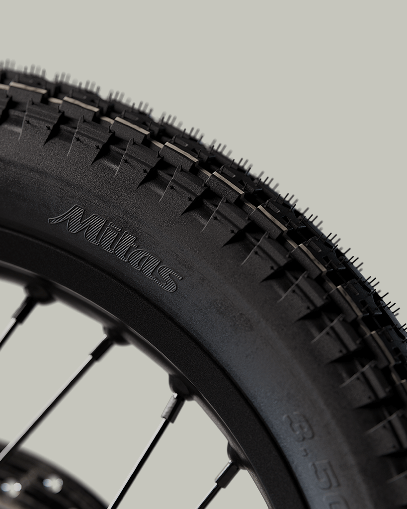 High Load Capacity Mitas Tires on Maeving RM2