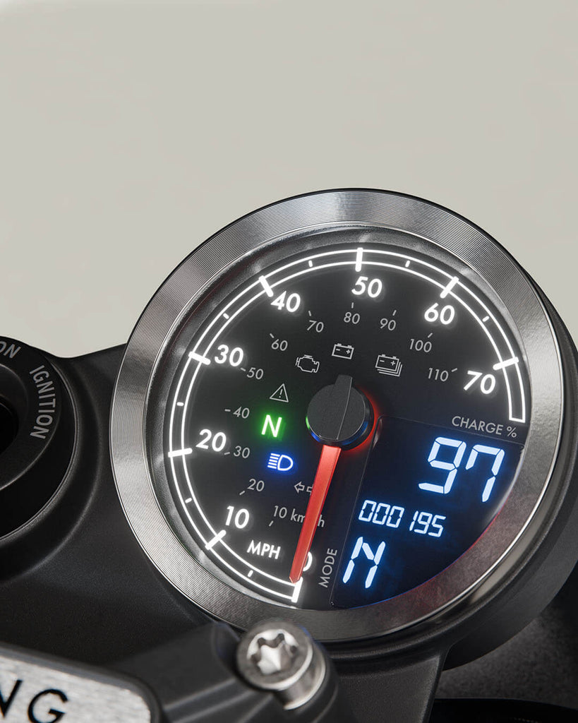 Analogue Speedometer & Digital Display